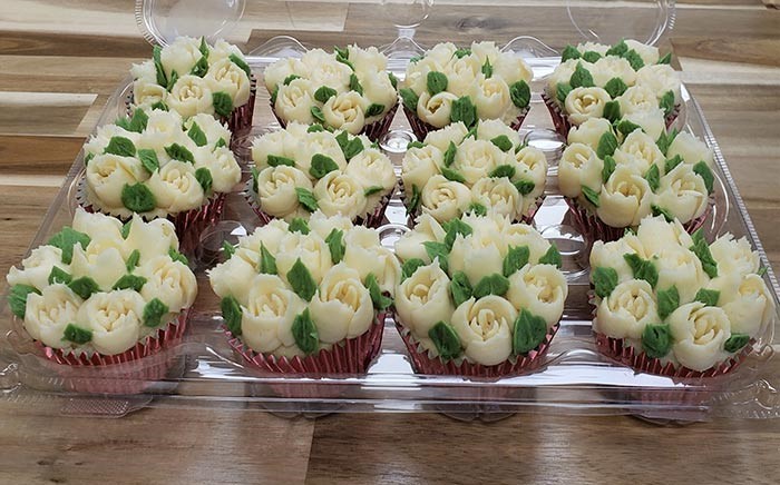 Gluten Free Flower Cupcakes